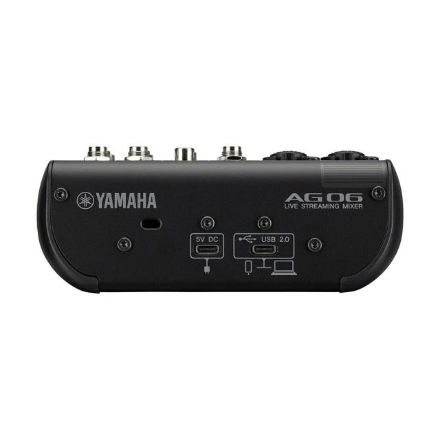 ヤマハ(YAMAHA) ライブストリーミングミキサー 6チャンネル ブラック AG06MK2 B_2