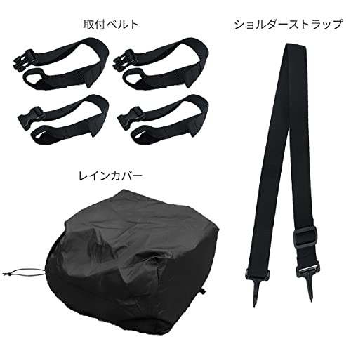 コミネ(KOMINE) バイク用 SA-240 ツーリングシートバッグ Olive Free_9