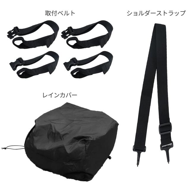 コミネ(KOMINE) バイク用 SA-240 ツーリングシートバッグ Olive Free_6
