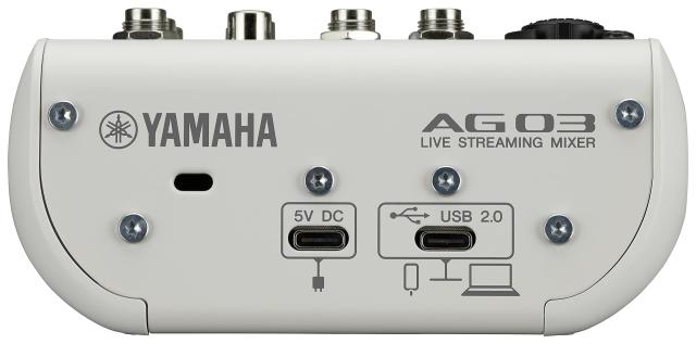 ヤマハ(YAMAHA) ライブストリーミングミキサー 3チャンネル ホワイト AG03MK2 W_2