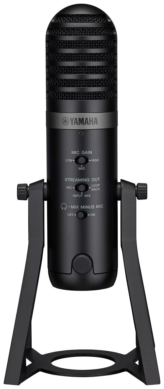 ヤマハ YAMAHA ライブストリーミングマイクロフォン マイク一体型 USBマイク ブラック AG01 B_1