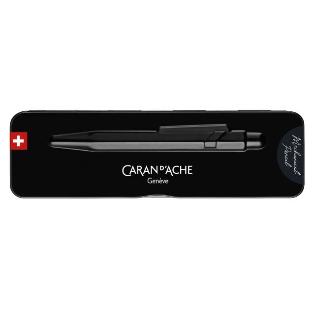 カランダッシュ(Caran d’Ache) CARAN D’ACHE カランダッシュ メカニカルペンシル 849 ギフトライン ブラックコード MF0844-496 0.5mm 正_1