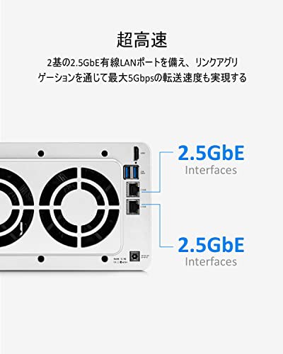 TerraMaster F4-423 SMB向け 4ベイNAS 高性能 Celeron N5095 ...