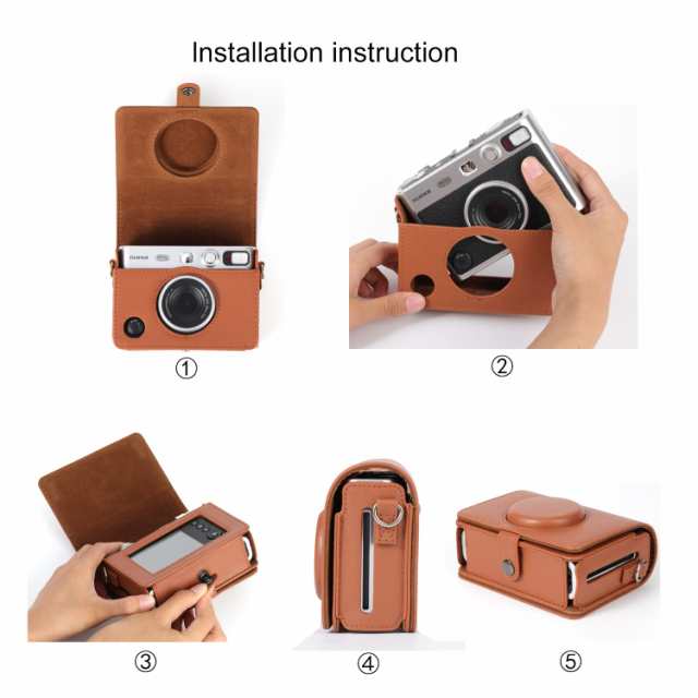 チェキフィルム instax mini Evoケース FUJIFILM チェキ 保護