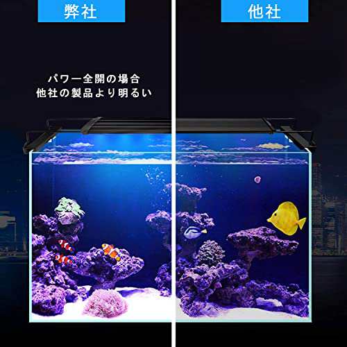 Noxten 水槽ライト 水槽LEDライト 水槽照明 アクアリウムライト YPL45 