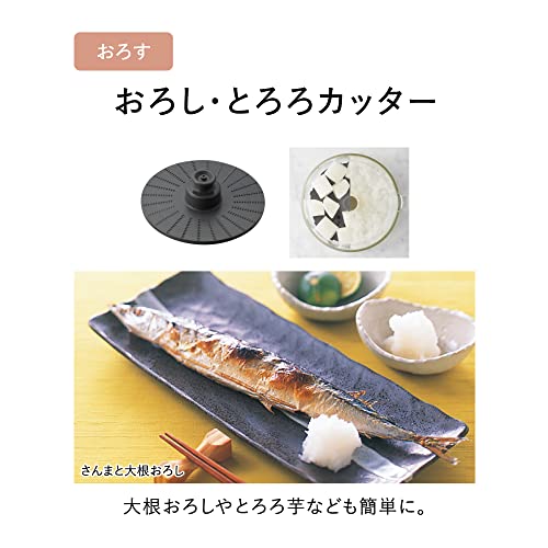 パナソニック フードプロセッサー 1台5役(きざむ・すりつぶす・混ぜる・おろす・粗おろし) 食洗機対応 離乳食 MK-K62-W ホワイト_4