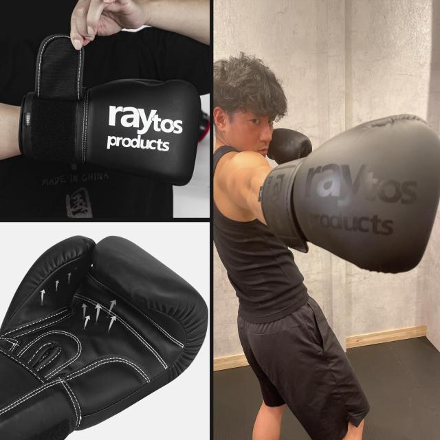 Raytosボクシンググローブ？8オンス 10オンス 12オンス 通気性 キック