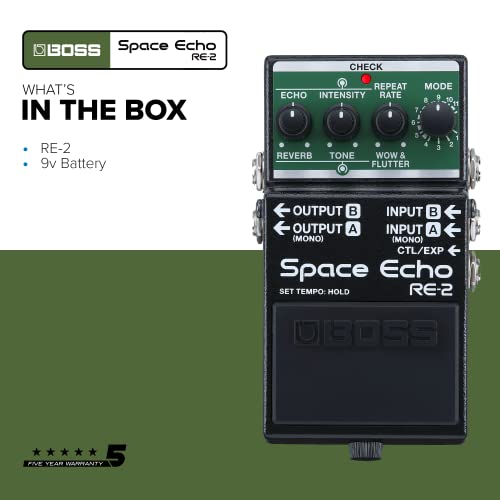 BOSS Space Echo RE-2 ギターエフェクター　エコー　リバーブ BOSS RE-2 Space Echo スペースエコー エコー ディレイ リバーブ
