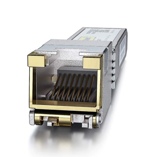 10Gtek 10GBase-T SFP+モジュール, 10G-T, 10Gカッパー, RJ-45 SFP+ CAT.6a, 最大30m, 光トランシーバ, Dell Force10 GP-10GSFP-T 互換_1