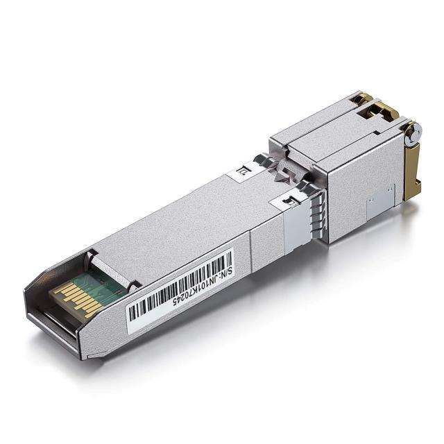 10Gtek 10GBase-T SFP+モジュール, 10G-T, 10Gカッパー, RJ-45 SFP+ CAT.6a, 最大30m, 光トランシーバ, Dell Force10 GP-10GSFP-T 互換_3