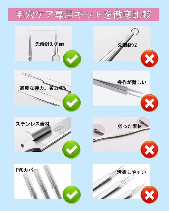 PAEUKUON 【専門の美容師が推奨】角栓取り ピンセット 汎用型 PAEUKUON 【専門の美容師が推奨】角栓取り ピンセット 汎用型