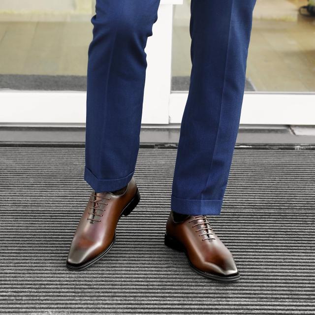 フォクスセンス] ビジネスシューズ 革靴 メンズ 本革 ドレスシューズ