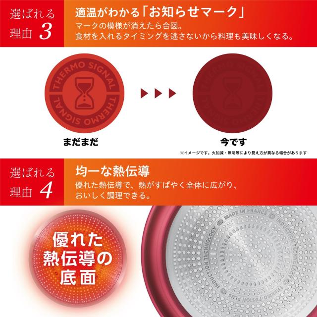 【オンライン限定】 ティファール 取っ手のとれる 鍋 フライパンセット 6点セット IH ガス火対応 PFOAなどの有害物質不使用 「インジニオ_3