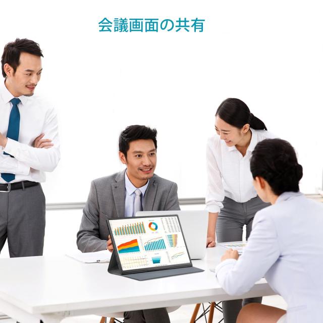 moonka モバイルモニター 10.5インチ IPSパネル 1920*1280解像度60HZ ディスプレUSB Type-C 給電/Mini HD/スピカー内蔵/専用ケース PS4_6