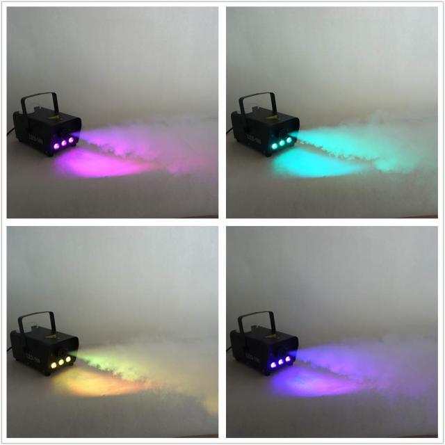 Sharelife ミニ 500W 赤、緑、青のLEDが変わるフォグマシン 煙霧機