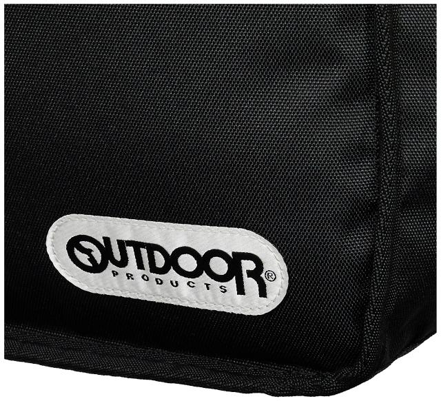 [アウトドアプロダクツ] リュック エコバッグ レジカゴ対応型 大容量 軽量 バスケット 抗菌 保冷剤ポケット BLACK1（オールブラック） F