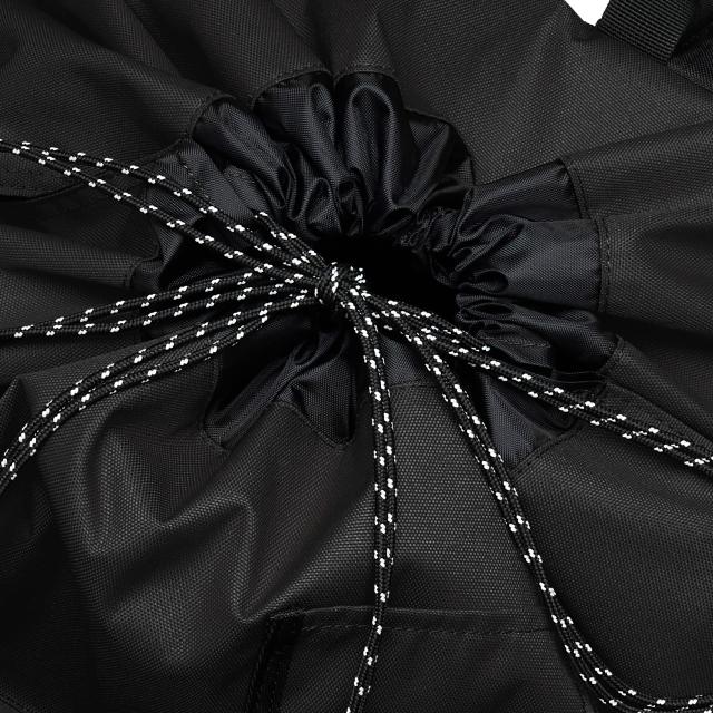 [アウトドアプロダクツ] リュック エコバッグ レジカゴ対応型 大容量 軽量 バスケット 抗菌 保冷剤ポケット BLACK1（オールブラック） F