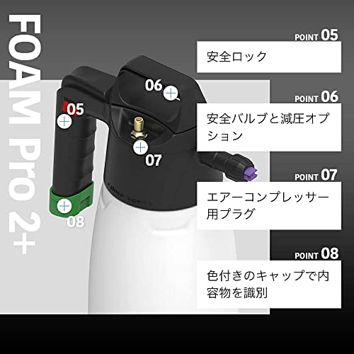 【 日本正規品 】 Goizper Group IK Sprayers iK Foam PRO 2+ アイケイ フォームプロ2プラス ポンプスプレー 蓄圧式スプレー 噴霧器 洗車_5