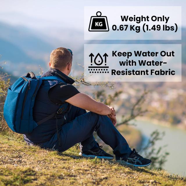 Nordace Bergen バックパック USB充電ポート付き 防水 - 軽量で日常的