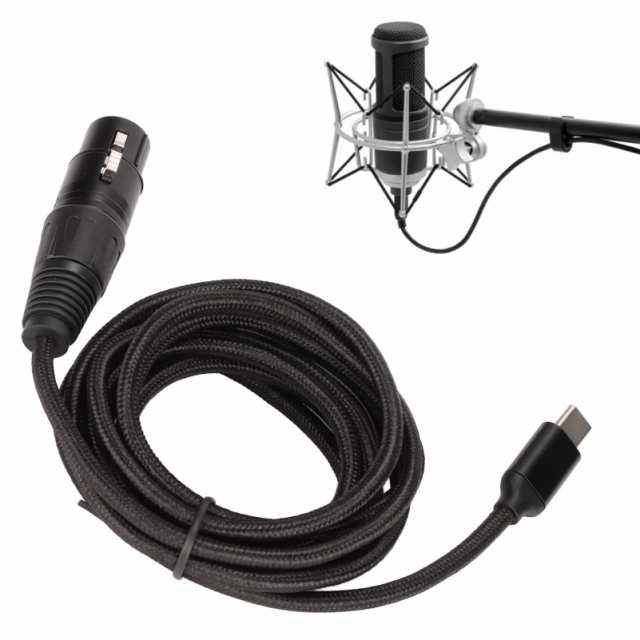 Entatial USB Cマイクケーブル、82dBUSBCからXLRメスケーブル低 Entatial USB Cマイクケーブル、82dBUSBCからXLRメスケーブル低