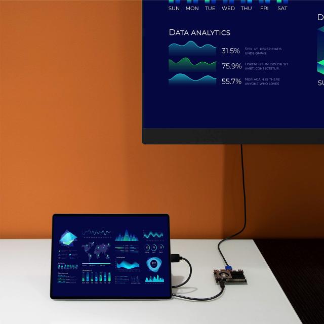 Khadas VIM4 Amlogic A311D2 シングルボードコンピュータ SBC 4K UI HDMI入力 3つディスプレイ接続可能 LAN WiFi 6 BT5.1 8GB LPDDR4X RA