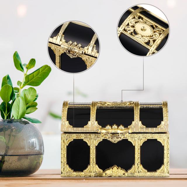 Gadpiparty 海賊宝箱 12個セット 宝箱 おもちゃ 小物入れ 収納