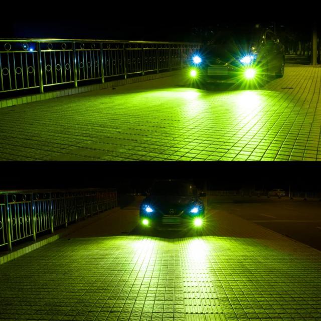 Catland LED フォグランプ H8 H11 H16 レモンイエロー フォグ