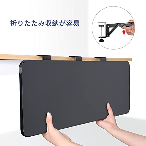 デスクエクステンダー 超安定 3つのクランプをアップグレード： WiViVi 25*65cm 折り畳み式 デスク 拡張 クランプ 後付け キーボード  トの通販はau PAY マーケット - ふうまりストア | au PAY マーケット－通販サイト