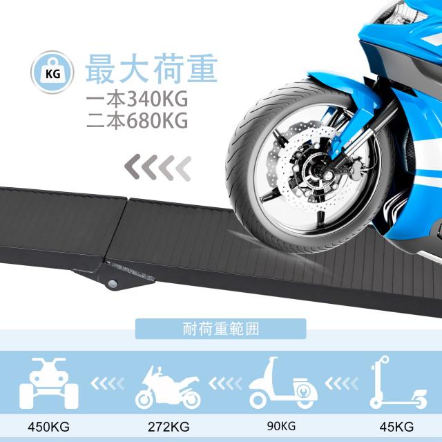 LEMNISCATE バイクラダー 長さ206cm 幅30.5cm 耐荷重340kg