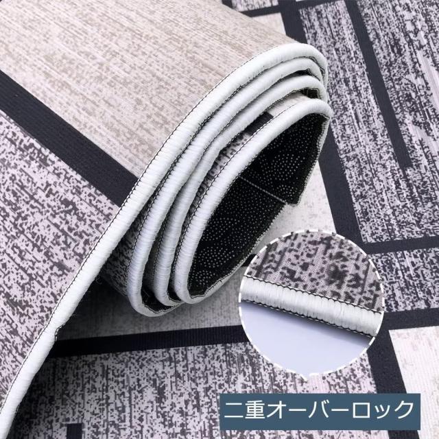 MEMETARO 廊下 カーペット ロング 幅80cm 廊下敷きカーペット ラグ 廊下マット 床保護マット 防音 キズ防止 洗える 厚手 ずれない 大きい_4