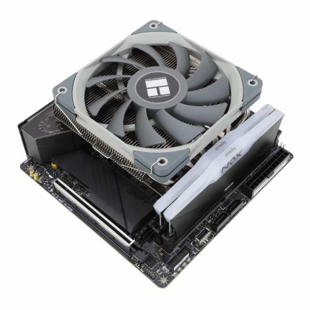 Thermalright AXP 120 X67薄型CPUエアクーラ、120 mm TL-C 12015 PWMファン付き、6つのヒートパイプ、67mm高、AMD:AM4/AM5/Intel LGA 170の通販は
