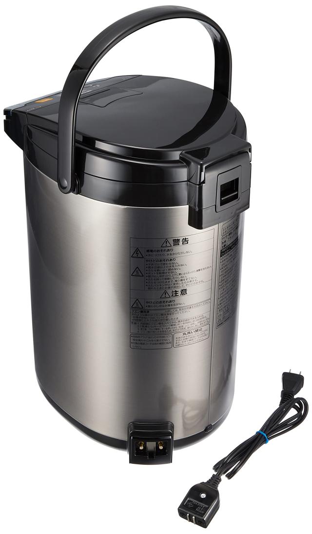 タイガー魔法瓶(TIGER) 電気ポット 蒸気レス 節電VE保温 まほうびん構造 6つの安心・安全構造 とく子さん 大容量 5.0L ブラック PIE-A501