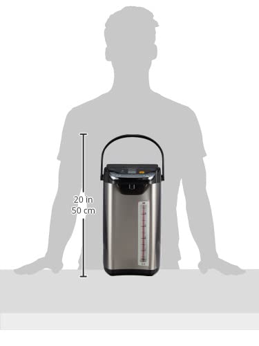 タイガー魔法瓶(TIGER) 電気ポット 蒸気レス 節電VE保温 まほうびん構造 6つの安心・安全構造 とく子さん 大容量 5.0L ブラック PIE-A501