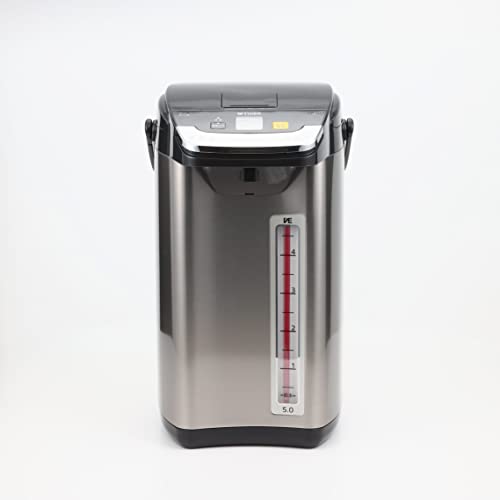 タイガー魔法瓶(TIGER) 電気ポット 蒸気レス 節電VE保温 まほうびん構造 6つの安心・安全構造 とく子さん 大容量 5.0L ブラック PIE-A501