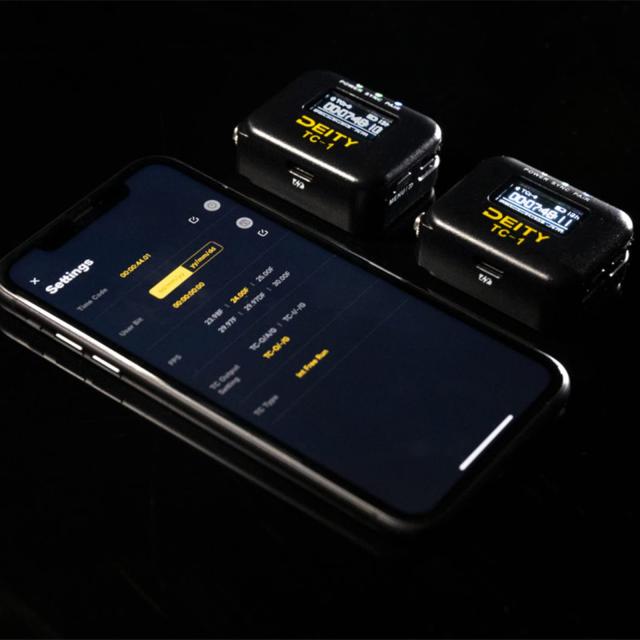DEITY TC-1 KIT ワイヤレスタイムコードボックス 2.4G RF コンパクト OLED USB-C カメラ、カムコーダー、テープレコーダー、スマートスレ