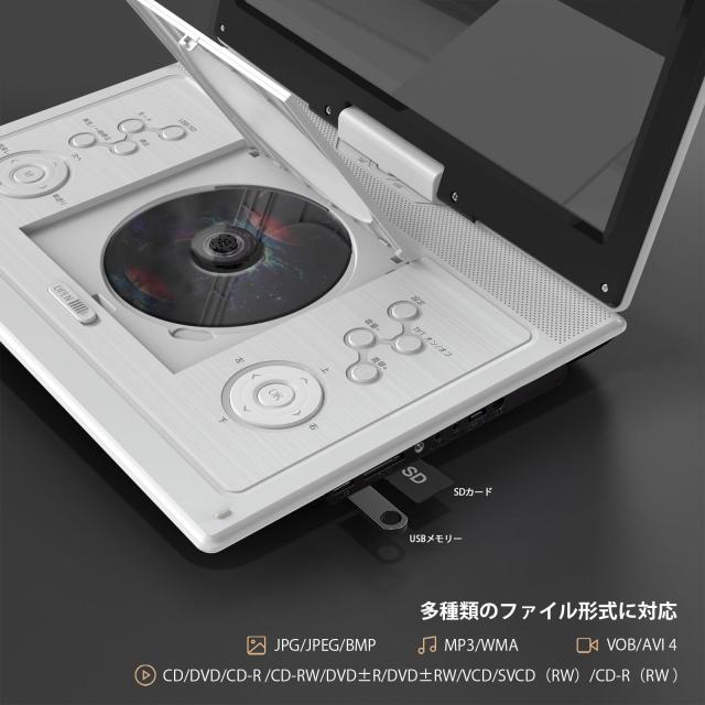 BOIFUN ポータブルDVDプレーヤー 15.9型 14.1インチ超大画面 Amazon.co.jp: 【強化版】 ポータブルDVDプレーヤー 15.9型