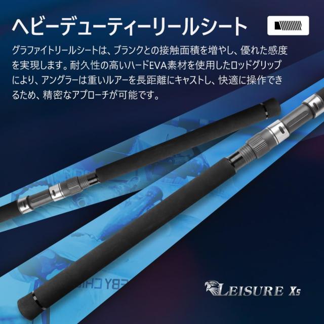 ノービ(Noeby) NBRO-LEX5 ショアジギングロッド スピニング 葉物 釣り竿 9’0/9’6/10’0 2本 H/XH (スピニング-96XH（Max90g）)