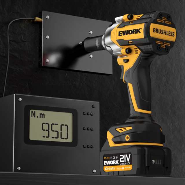 EWORK 充電式インパクトレンチ - 21Vブラシレスモーター 最大 EWORK 充電式インパクトレンチ - 21Vブラシレスモーター 最大