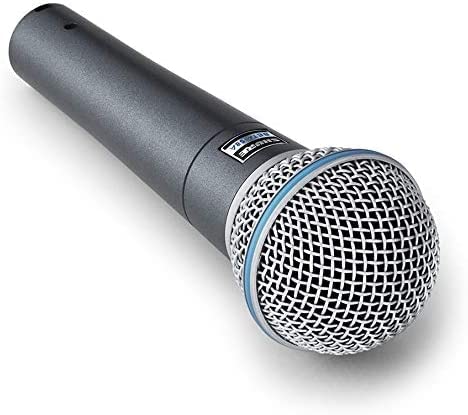 SHURE シュア BETA 58A-J ダイナミック ボーカル マイク : スーパーカーディオイド 単一指向性 XLR 有線 プロ仕様 ノイズ低減 高耐久性_1