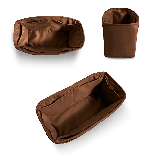 DGAZハ？ック？インハ？ックインナーバッグ 高級シルク サテン トートバッグ用 kelly25/28/32/35Bags（ゴールド、KL35）