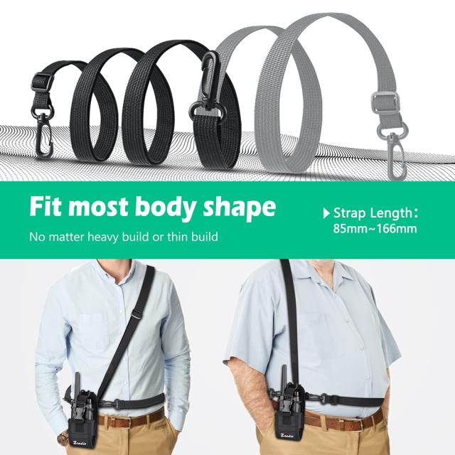 Zeadio 多機能ポーチ ケース ホルダー GPS 電話双方向無線用 (ZNC-D、12 個パック) Zeadio 多機能ポーチ ケース ホルダー GPS 電話双方向無線用 (ZNC-D