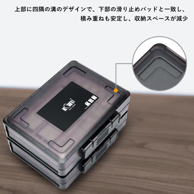 KIWIFOTOS 大容量 60枚 メモリーカードケース SDカードケース switch