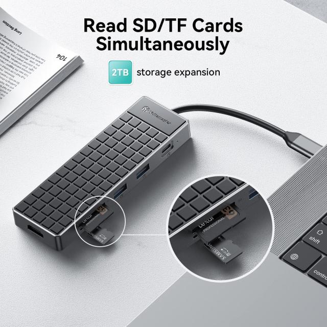 Yottamaster USBC ハブ 9-in-1 Type-c アダプタ USBハブ Type-c【 4K