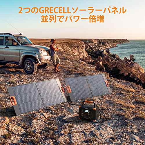 ソーラーパネル100W GRECELL 折りたたみソーラーチャージャー(20V 5A) 23.5%高転換率 単結晶 小型軽量 ポータブル電源充電器  急速充電 車の通販はau PAY マーケット - みんなのSHOP | au PAY マーケット－通販サイト