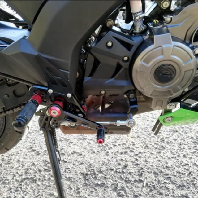 バックステップ 川崎用 適合車種 KAWASAKI Z125 /Pro 16-22年式 調整式 4