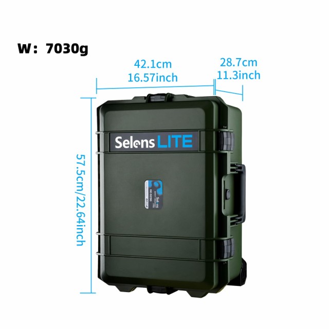 Selens ハードケース カメラツールケース カメラバッグ 耐荷重55kg ハードツールケース パソコン収納可能 EVAクッション付き 耐衝撃 キャの通販は