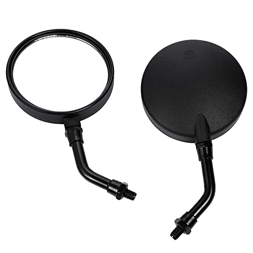 バイク ミラー ショート ロング 10mm 正ネジ ラウンドミラー