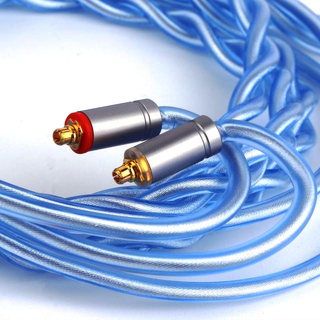 THIEAUDIO Oceaniaパラジウムメッキ銀イヤホンアップグレードケーブル