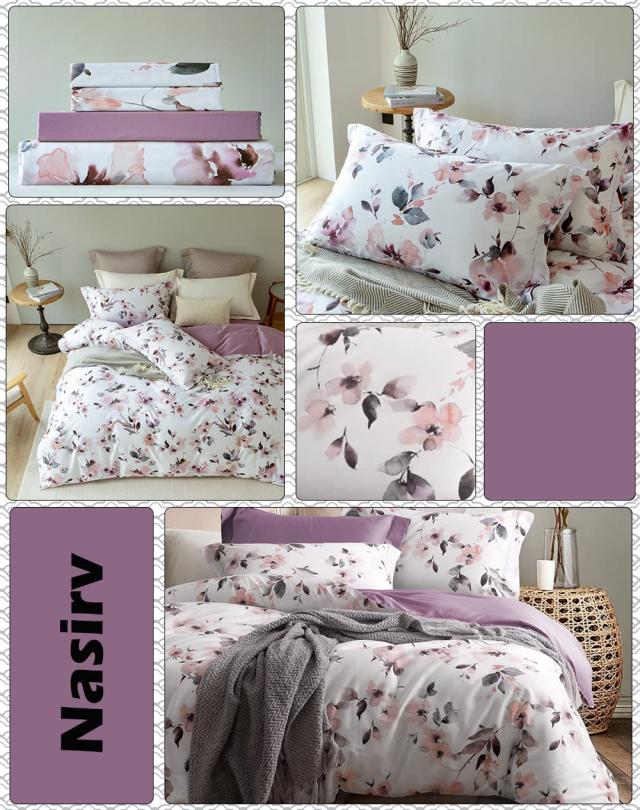 MILDLY 布団カバーシングル 4点セット エジプト超長綿100% 布団カバーセット シングル：掛け布団カバー ボックスシーツ 枕カバー*2 / 300