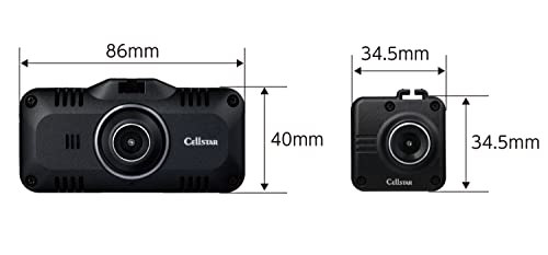 セルスター ドライブレコーダー 前後2カメラ CS-52FRW 200万画素/200万